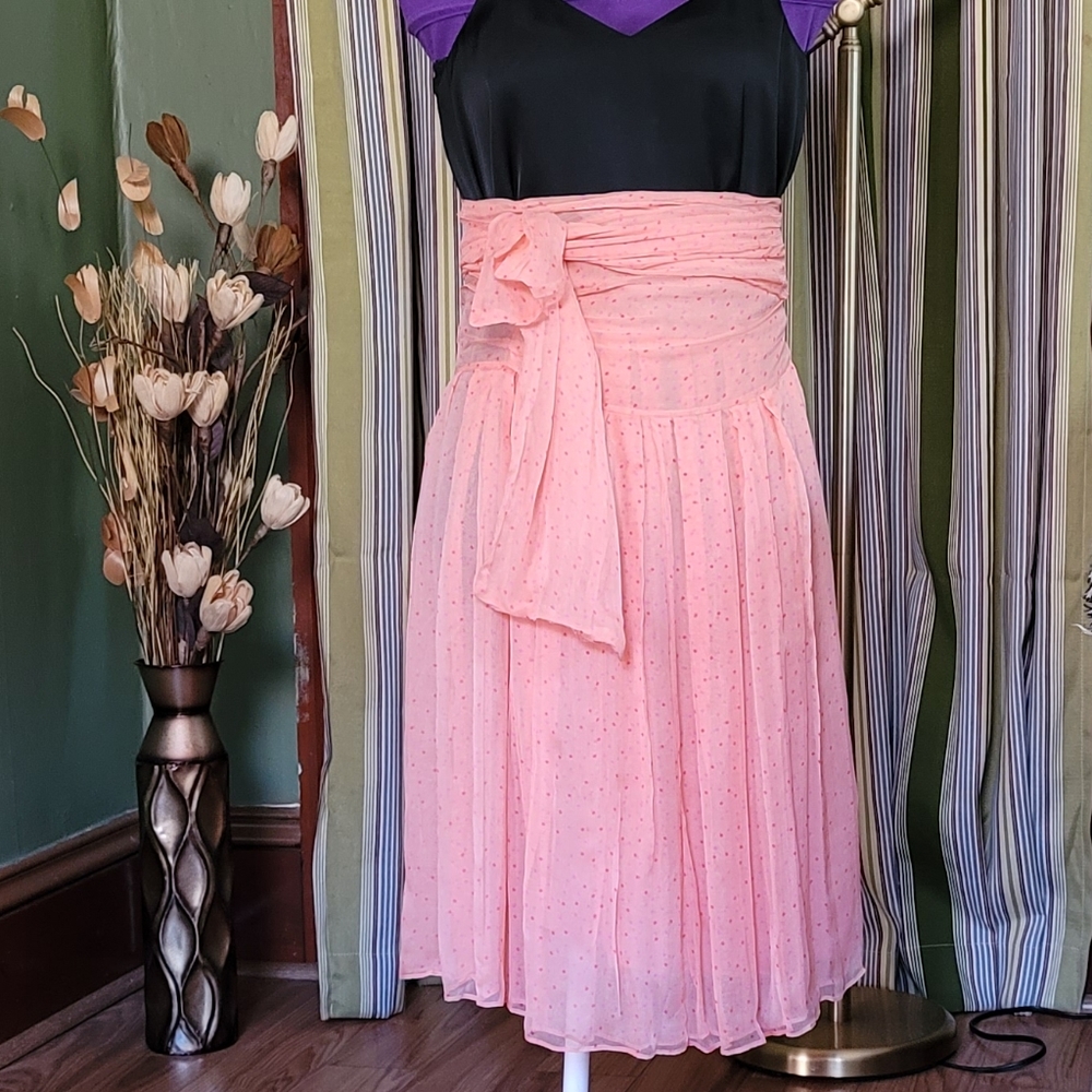 Calypso Christiane Celle Paloma Plumetis-C0369 100% Silk Wrap Skirt. Siz…